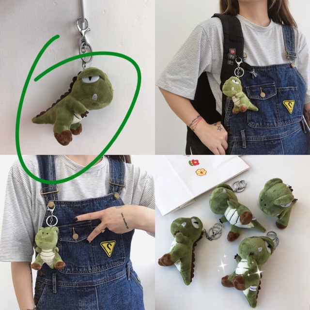 Móc Khoá Khủng Long Unisex (Có Sẵn, Hình Thật)