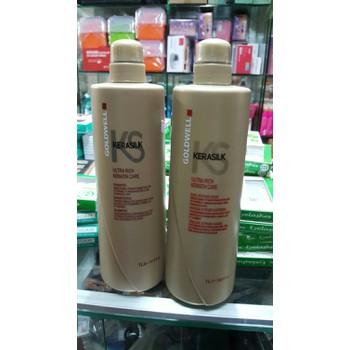 Slimmer Goldwell Keratin Kerasilk Conditioner 1000ml x 2