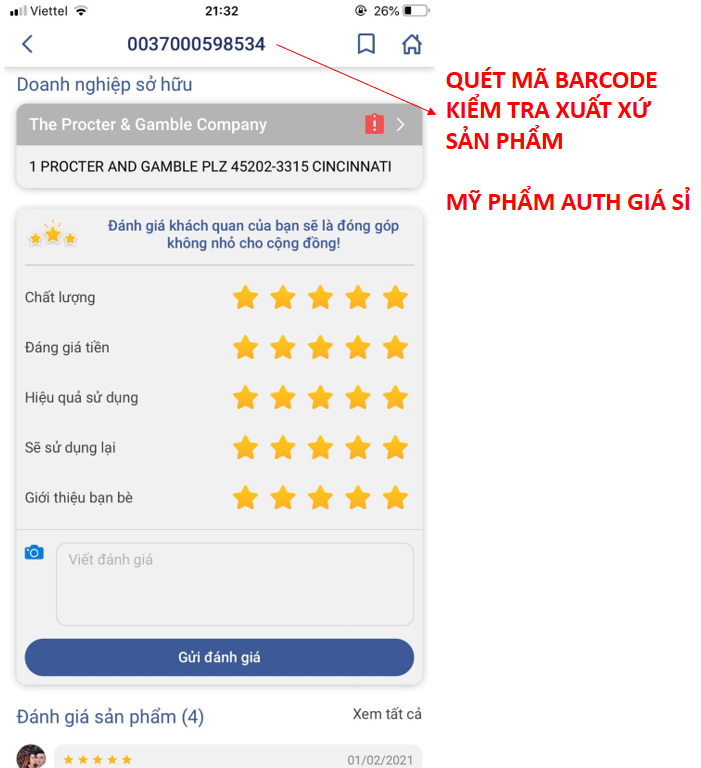 [CHÍNH HÃNG GIÁ SỈ] Kem Đánh Răng Crest 3D White Advanced Triple Whitening 158g