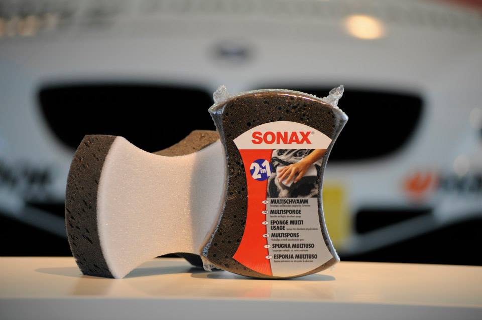Miếng mút xốp bọt biển rửa xe 2 mặt Sonax Multi Sponge 2in1