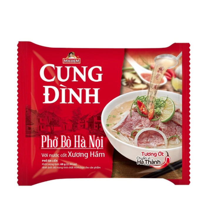 Thùng 30 Gói Phở Bò Cung Đình (Vui lòng đặt 1 thùng trên 1 đơn hàng)