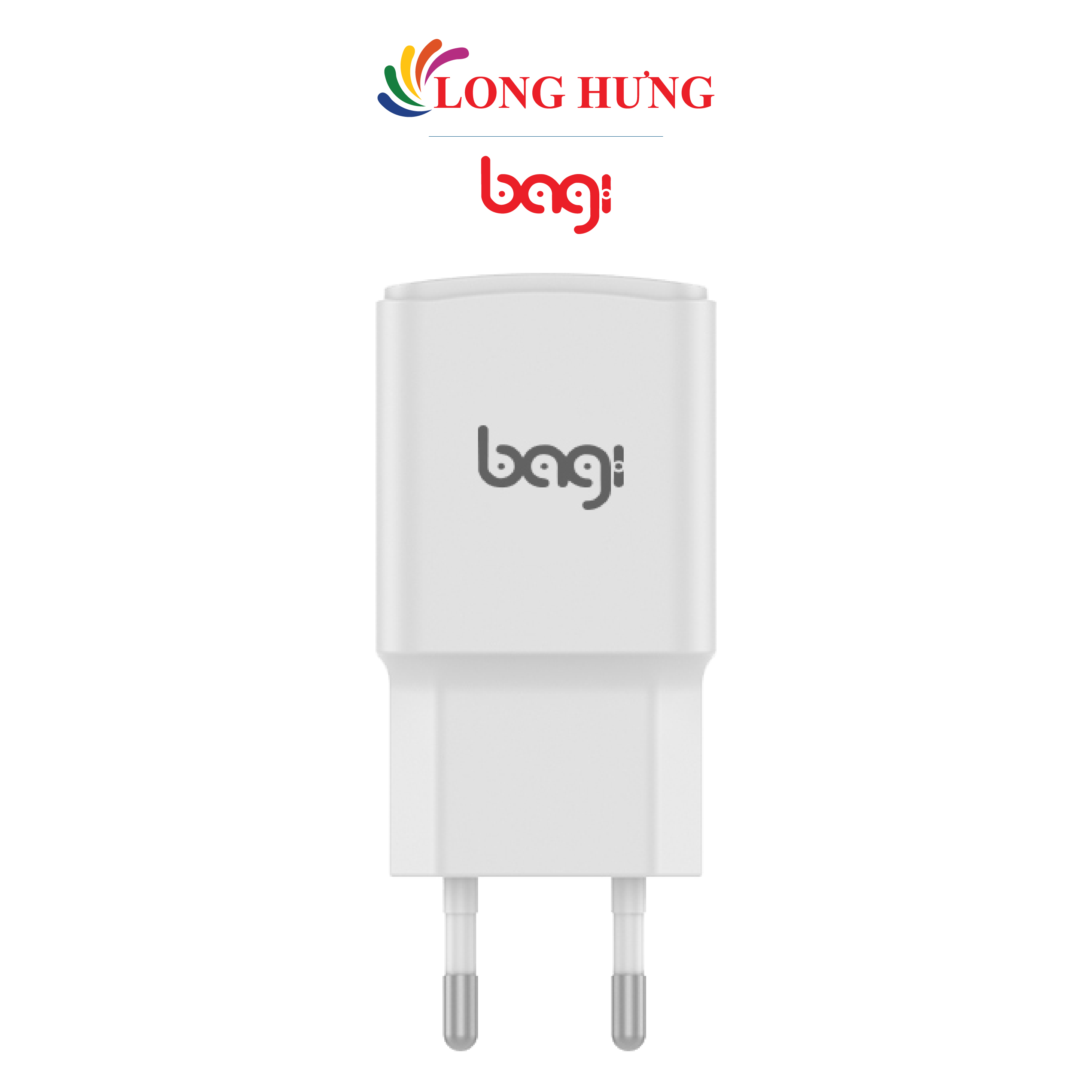 Cốc sạc Bagi QC 3.0 2A 1USB CE-M30 2020 - Hàng chính hãng - Cổng ra USB tiện lợi Dòng điện ổn định Tuổi thọ cực cao