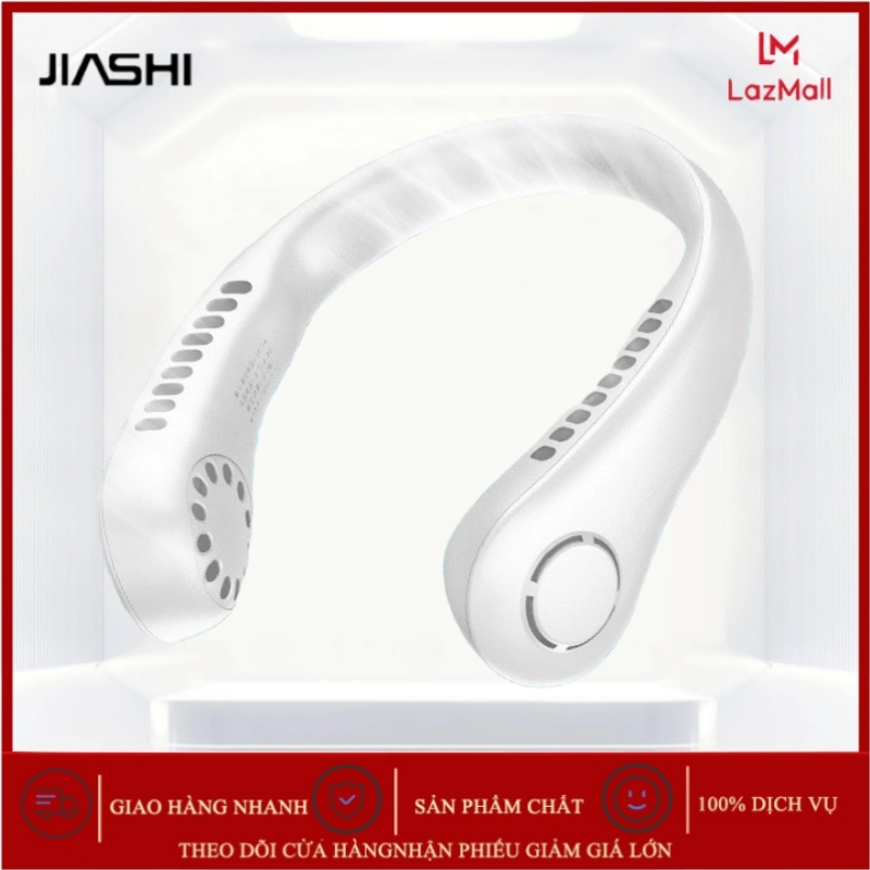 JIASHI Quạt Nhỏ Đeo Cổ Không Lá Quạt Sạc Usb Mini Cầm Tay Gió Lớn