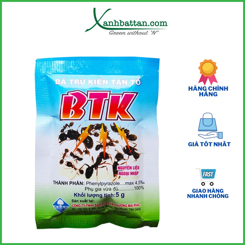 Bả Trừ Kiến Tận Ổ BTK Gói 5 gram