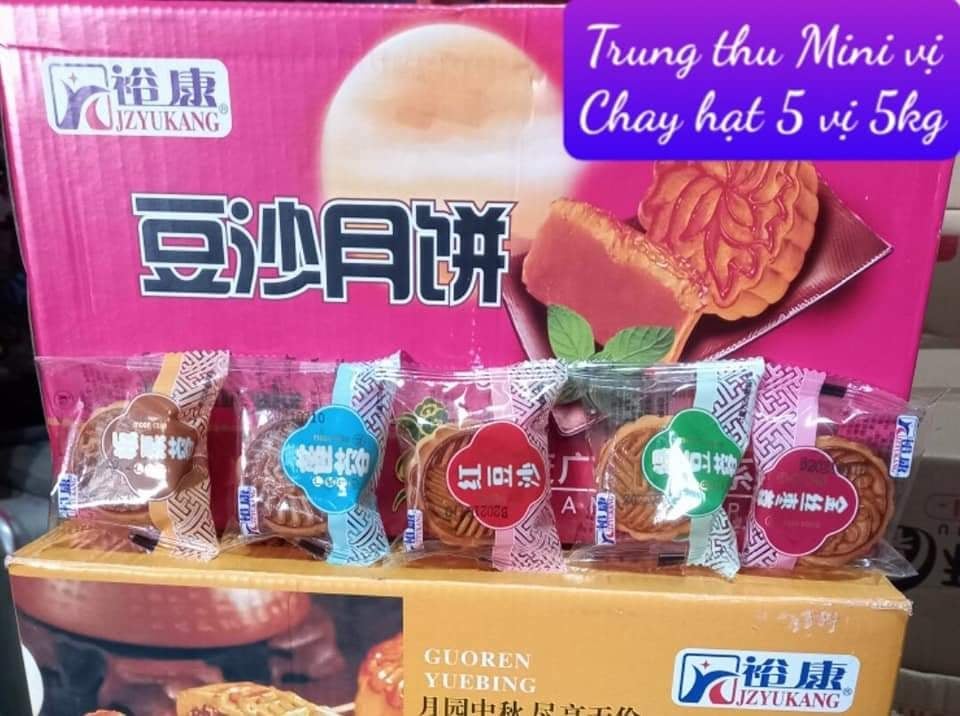 [ Bánh ngọt truyền thống ] Combo 500gr bánh trung thu mini mix vị siêu cute
