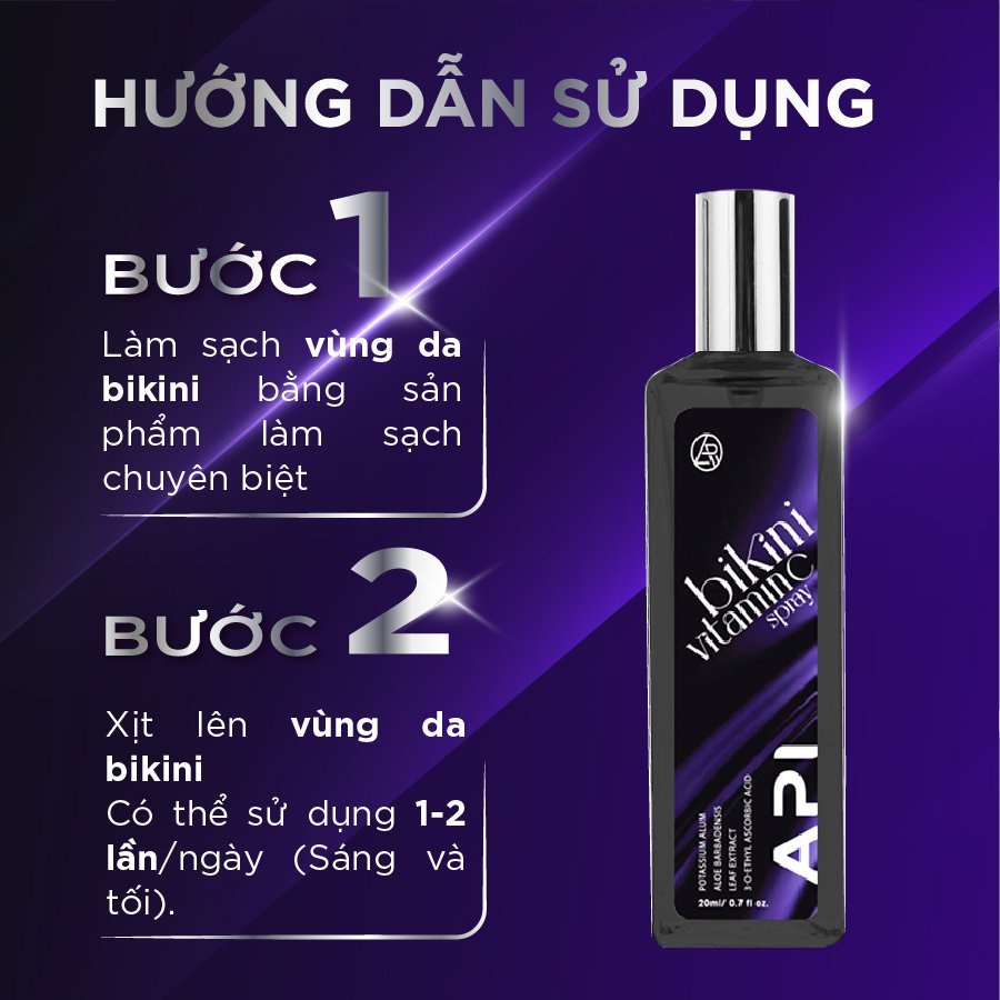 Xịt Thơm Vùng Kín Nữ Api Bikini Spays