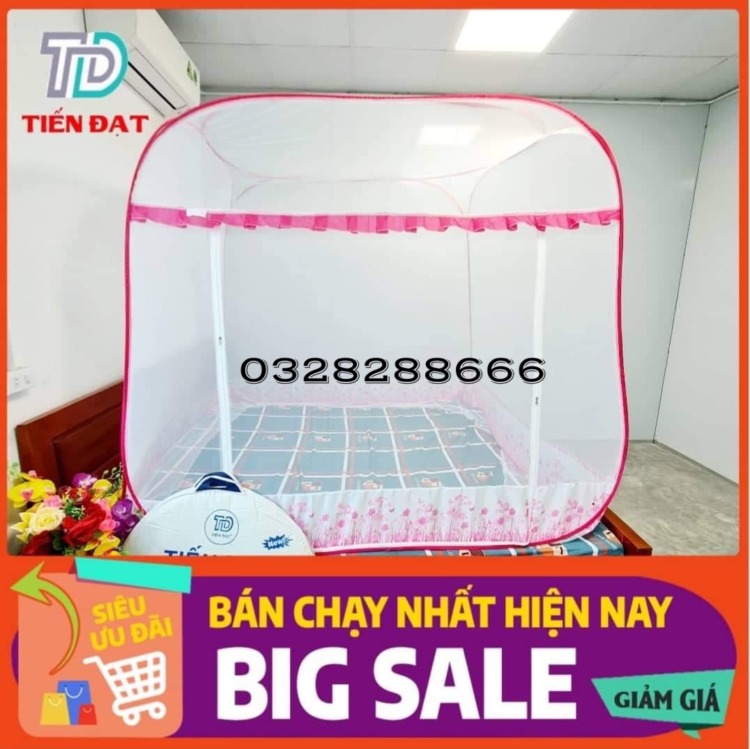 Mùng màn chụp đỉnh vuông cao cấp TIẾN ĐẠT,