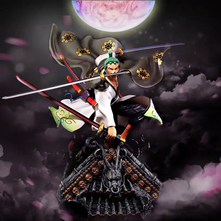 Có Box Có Bản Led  Mô Hình Figure Roronoa Zoro Trên Mái Nhà Mô Hình  Figure One Piece Bản Đế Đẹp Có Box giá rẻ nhất tháng 72023