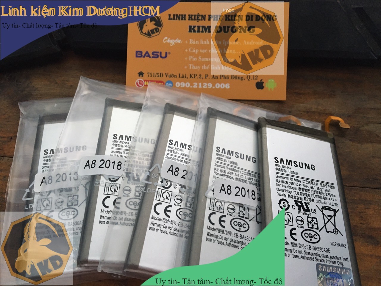 [HCM]Pin Samsung Galaxy A8 (2018) A530 (EB-BA530ABE) - 3000mAh