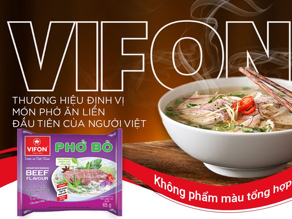 Combo 6 gói phở bò Vifon