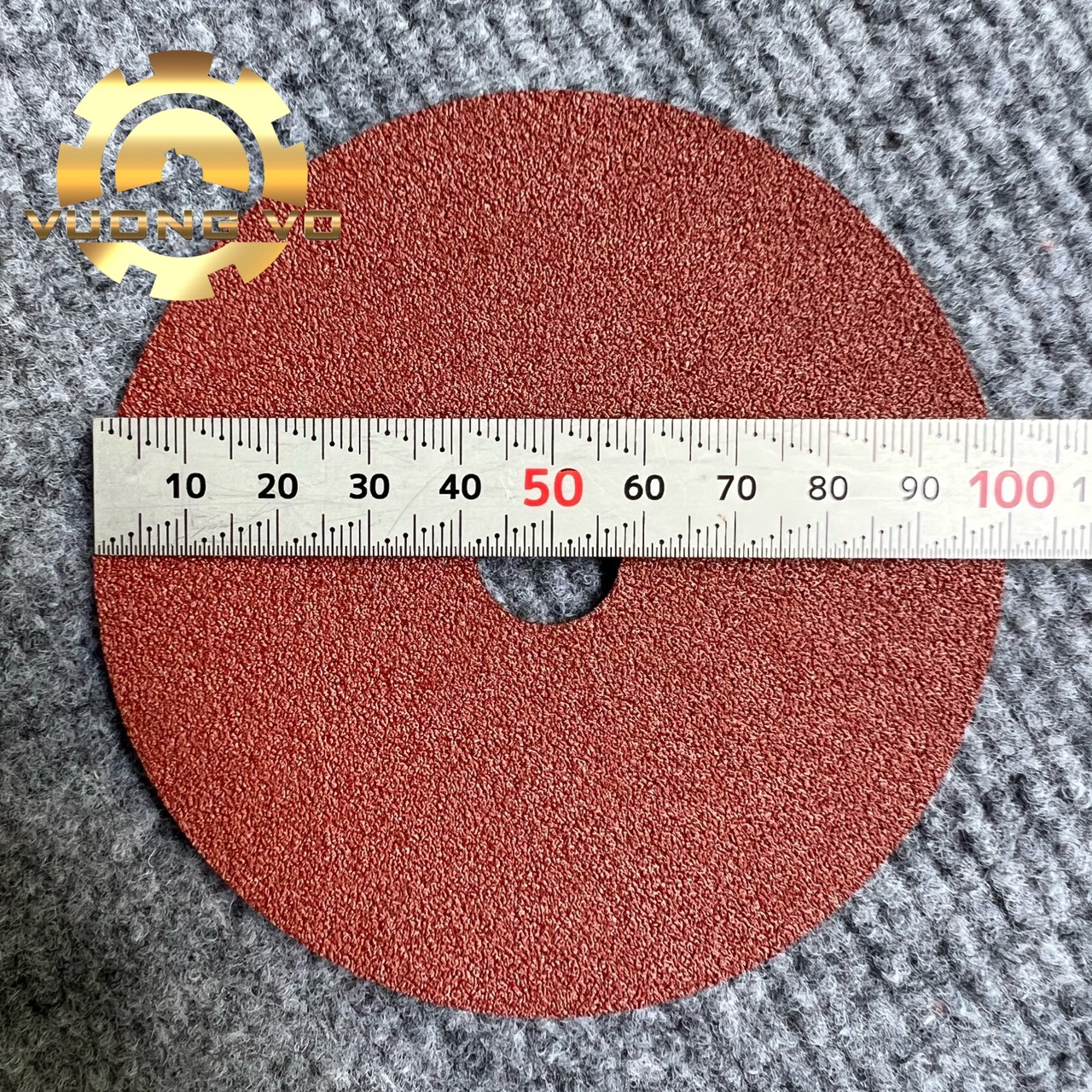 Disc abrasive 1 round fork 100mm 16mm shaft hole