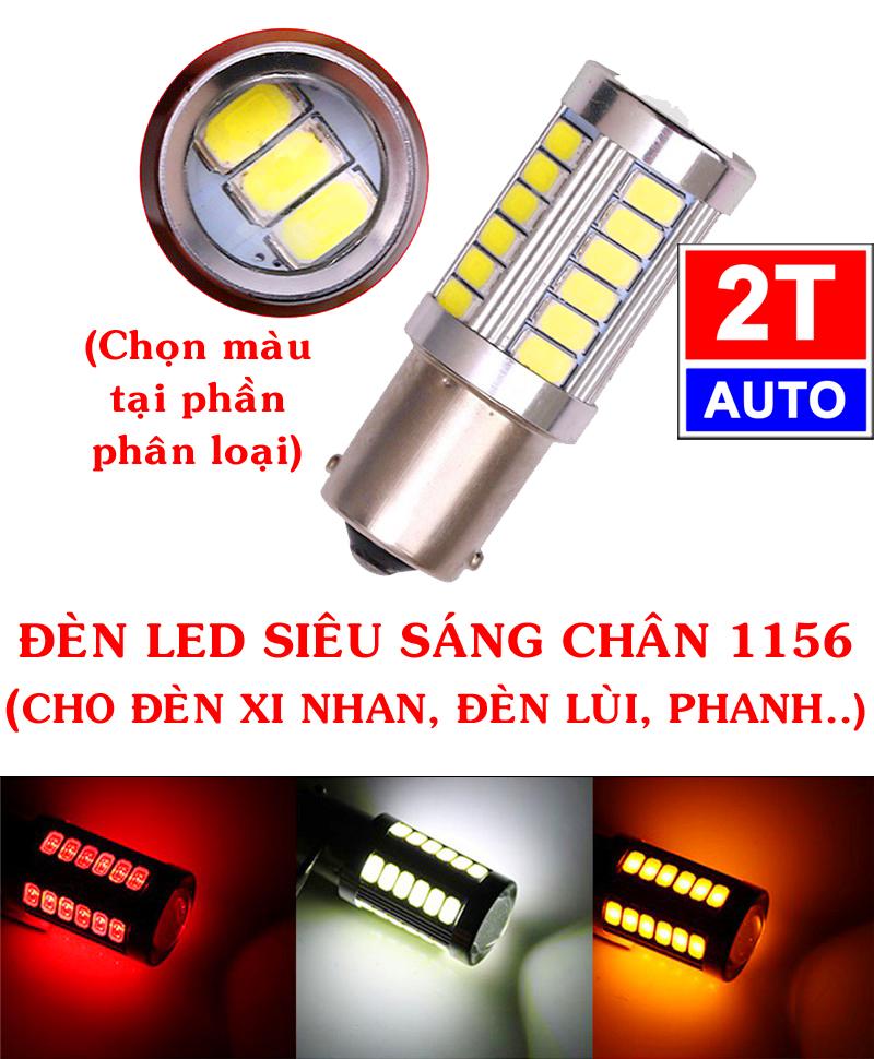 Bóng led đèn phanh, xi nhan, sinal, đèn lùi, đèn de, đèn re, đèn hậu chuẩn chân 1156 cho ô tô xe hơi (đui 1 chấu) (vui lòng chọn màu tại ô phân loại)