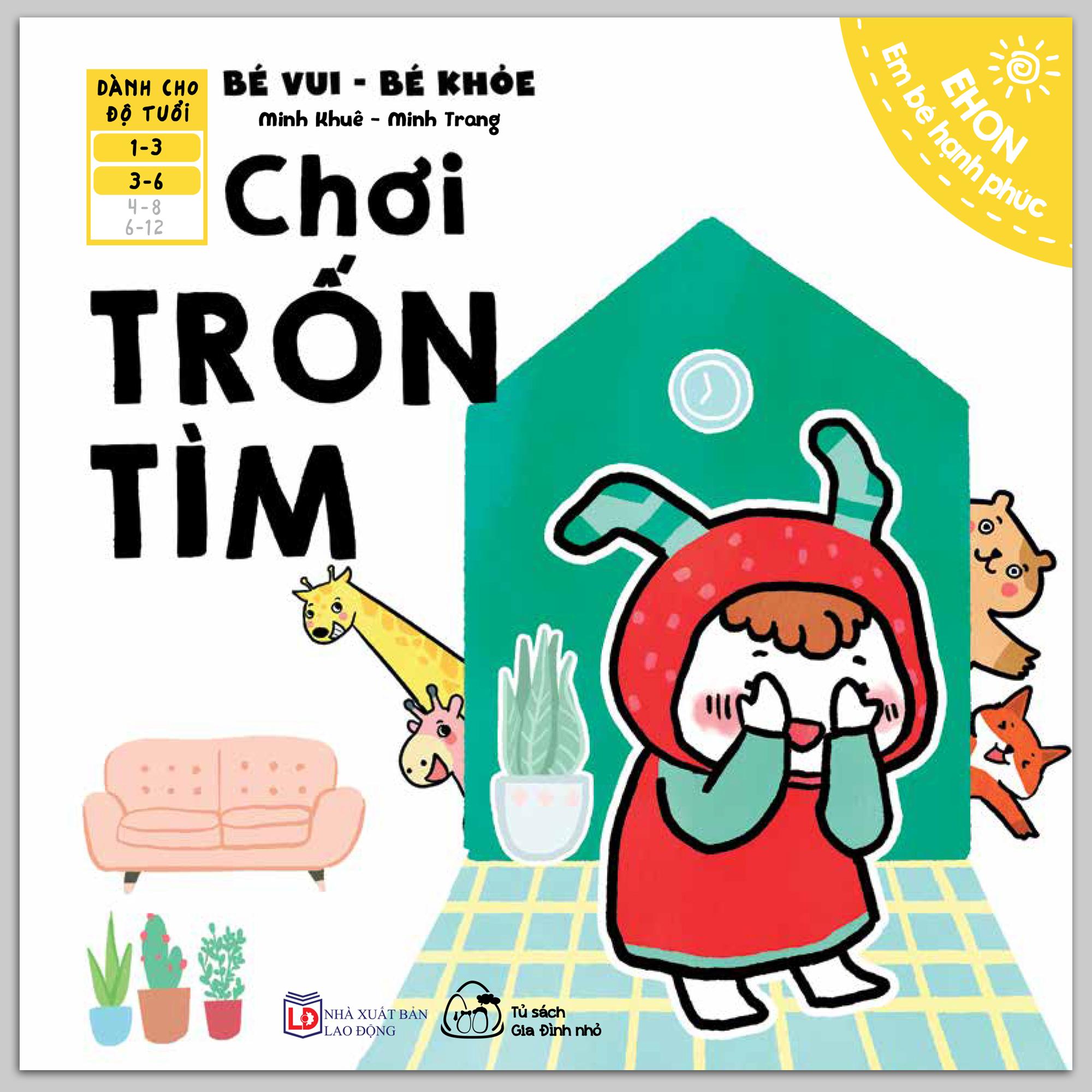 Sách - ehon bé vui - bé khỏe - chơi trốn tìm