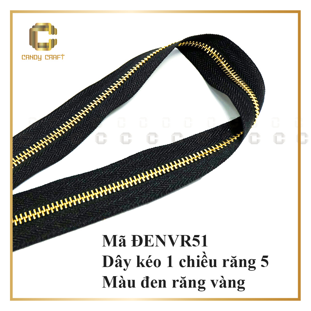 [HCM]Dây kéo 1 chiều răng 5  (chưa kèm đầu khóa) - phụ kiện làm túi xách