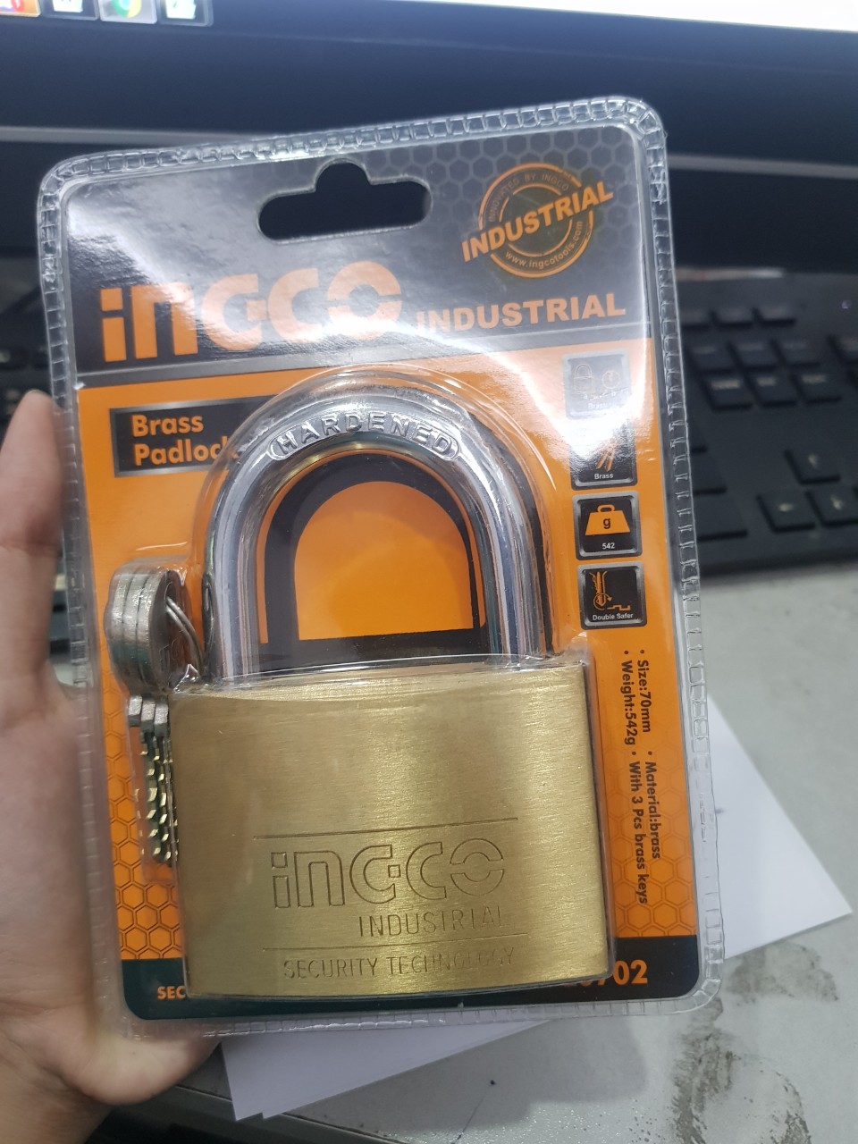 Ổ khóa 70mm Ingco DBPL0702