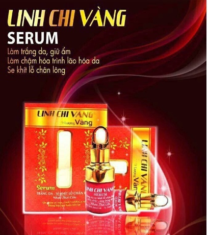 [HCM]Combo Kem Linh Chi Vàng nám & Serum