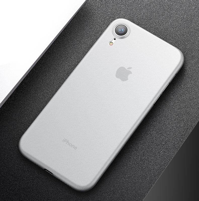 Ốp lưng siêu mỏng cho iPhone XR (ốp không bị ố vàng khi sử dụng)