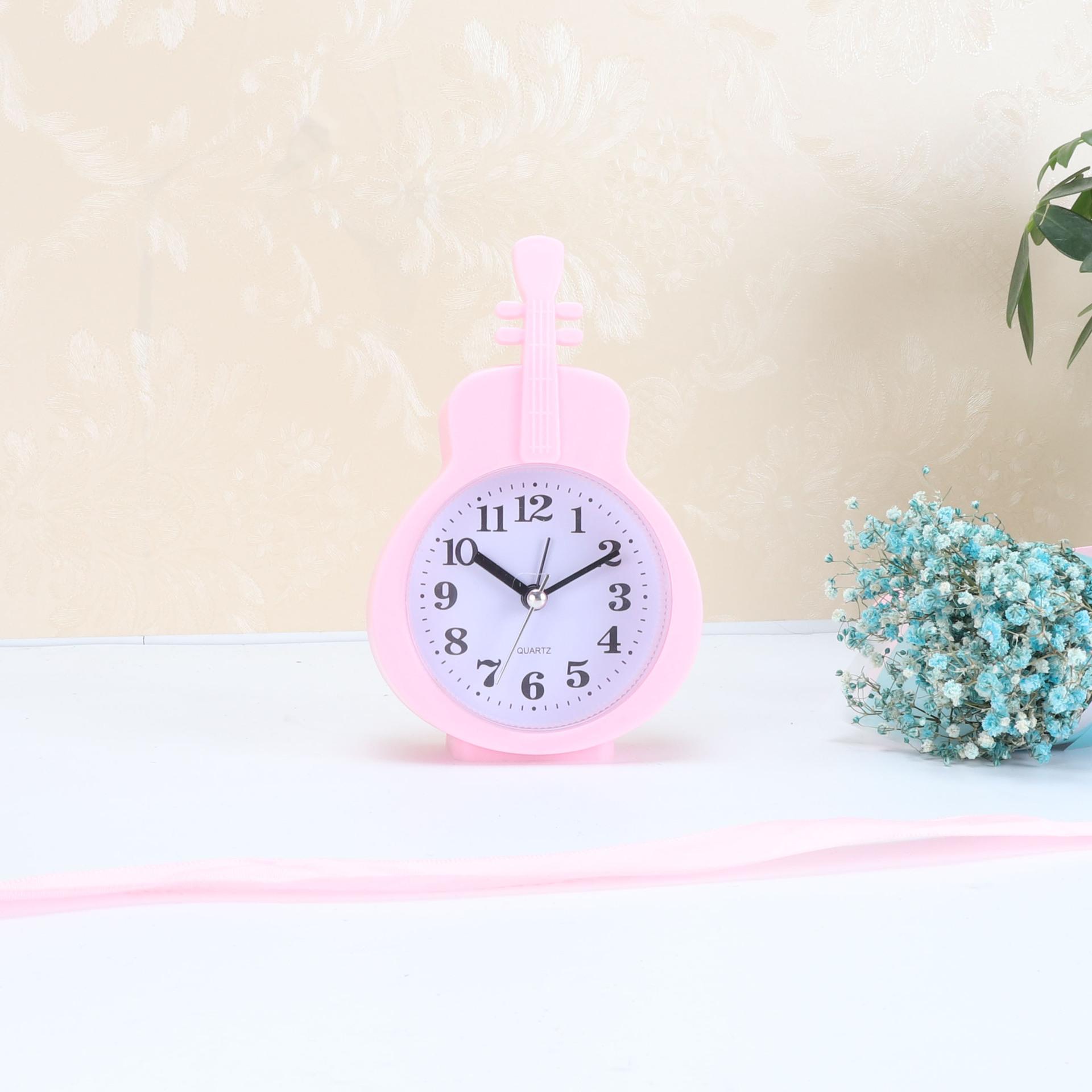 Đồng hồ để bàn hình cây đàn (màu ngẫu nhiên)
