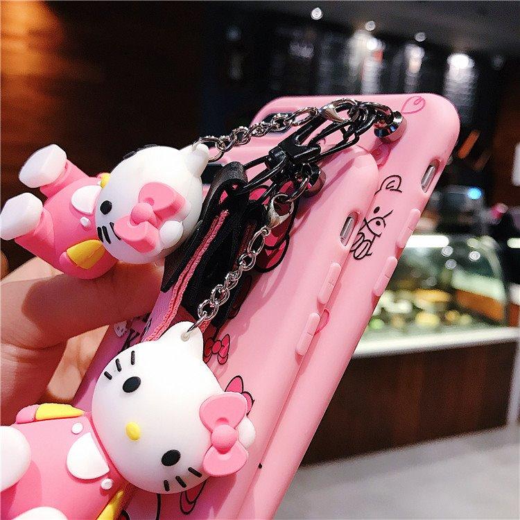ỐP LƯNG IPHONE HÌNH HELLO KITY ( Tặng giá đỡ Kèm Dây Đeo ) 6/6s/6plus/7/8s /7plus/8plus/X/Xs/XsMax