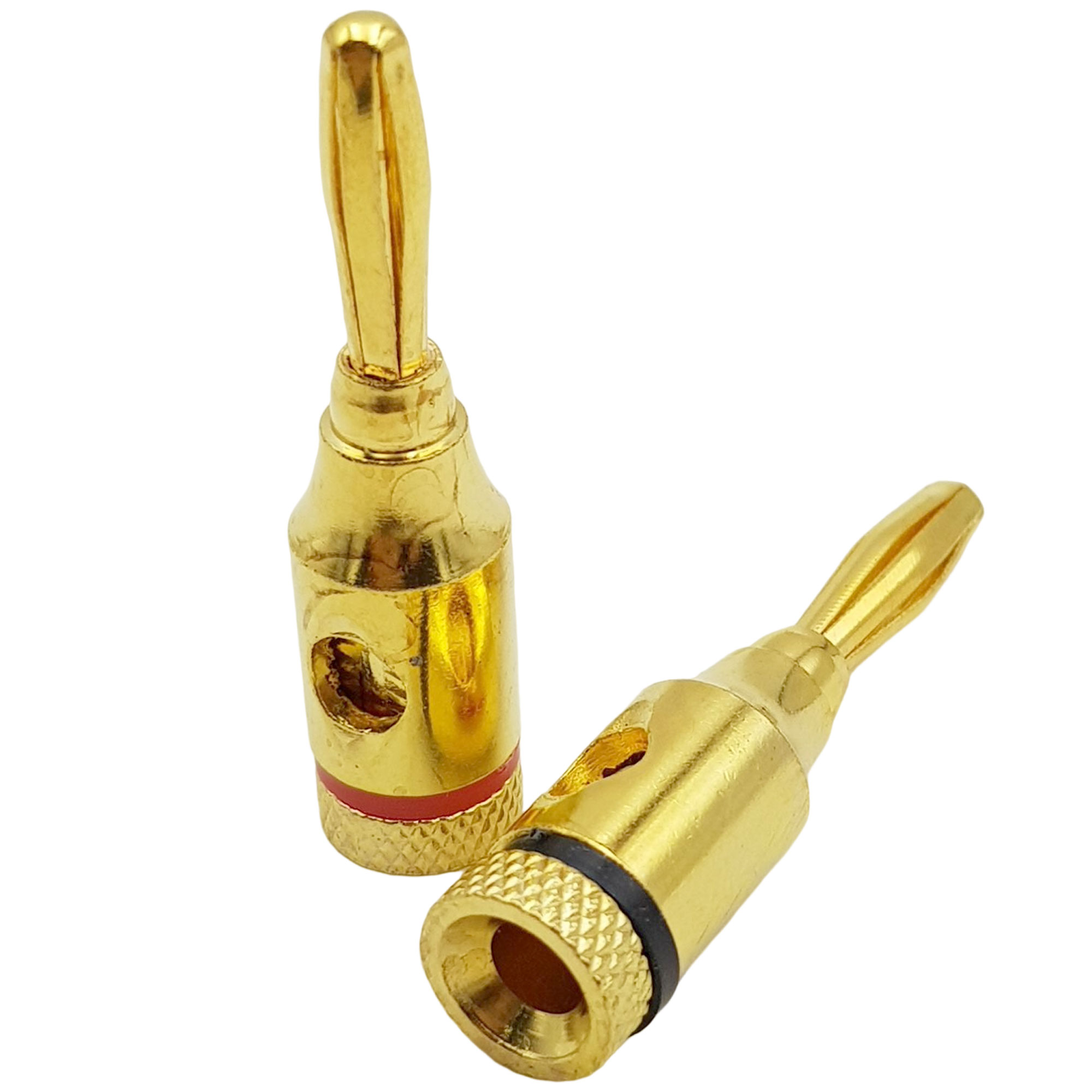Jack bắp chuối 4mm mạ vàng