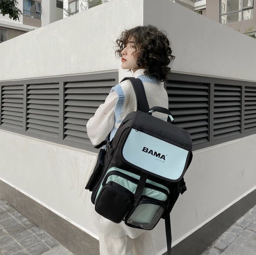 Balo Thời Trang Bama Basic Backpack + kèm giấy thơm