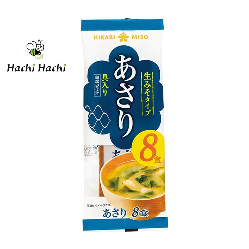 Súp Miso ăn liền vị sò lụa Hiraki Miso 128g - Hachi Hachi Japan Shop