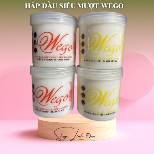Hấp dầu ủ xả tóc cao cấp Siêu Mềm Mượt, Siêu phục hồi tóc WEGO 1000ml