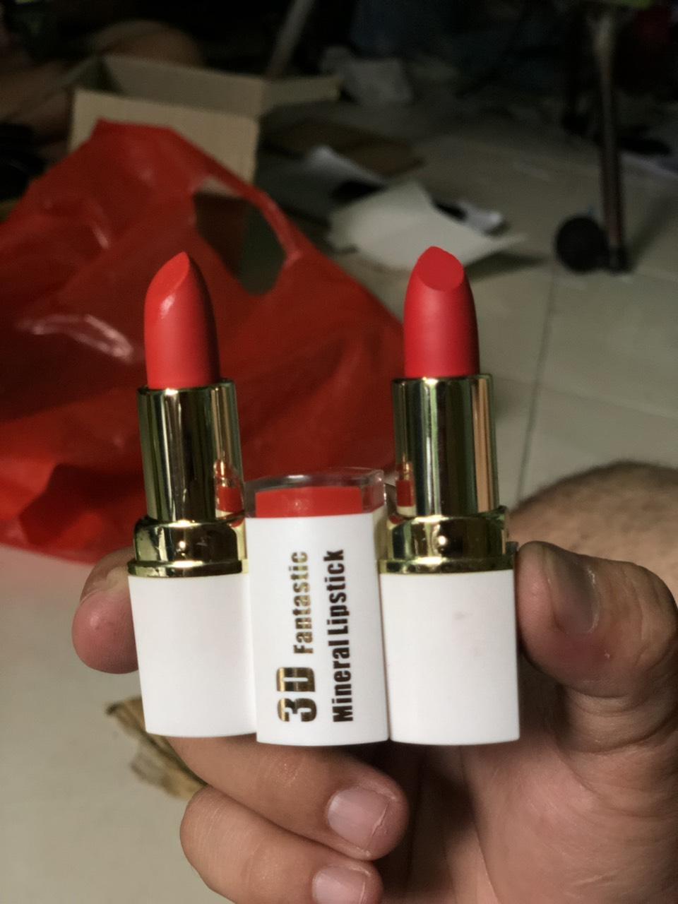 Son Thỏi Miss Rose 3D siêu lì và mềm môi - vỏ trắng - sang chảnh