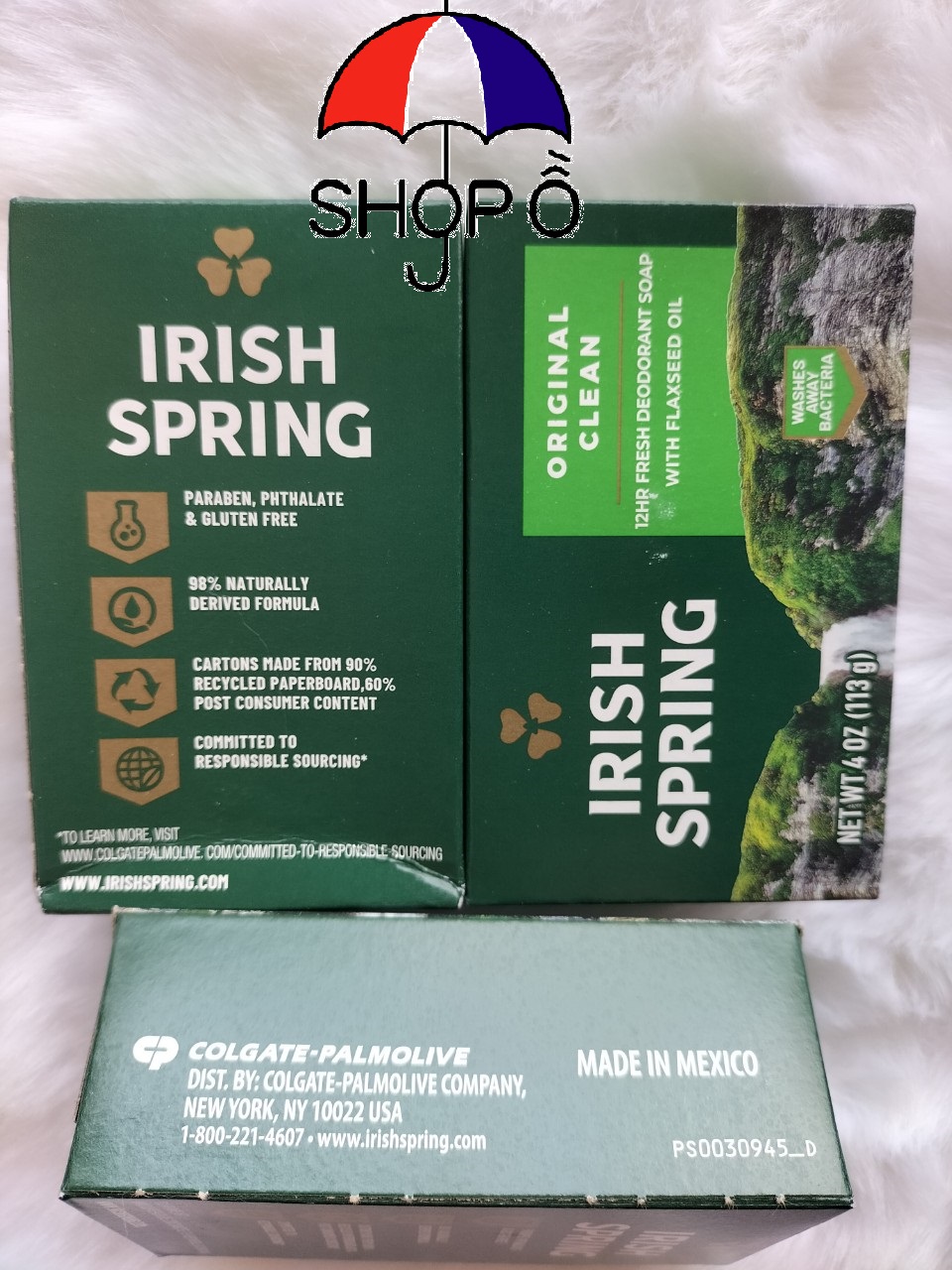 [HCM]Combo 10 cục xà bông cục Irish Spring 113gram cực thơm