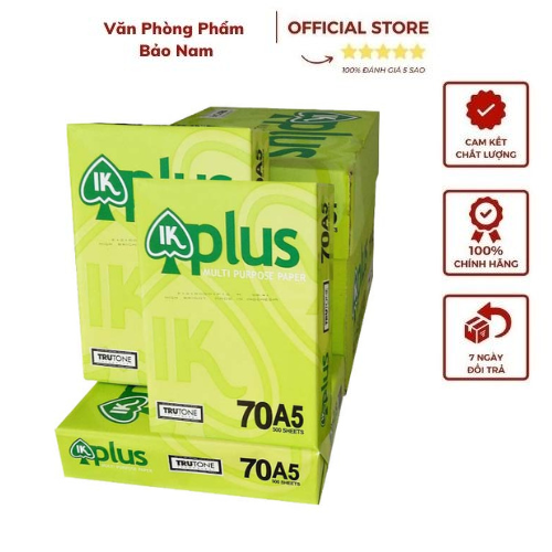 Giấy in khổ A5 - Giấy in IK PLUS khổ A5