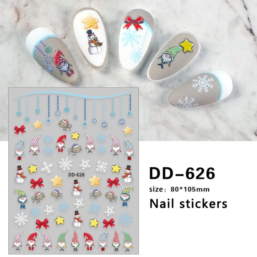 Sticker Dán Móng Noel Cập Nhật (Mẫu Mới 2023)