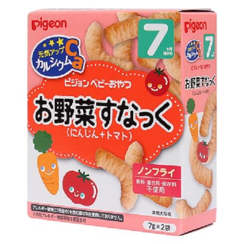 Bánh ăn dặm Pigeon vị cà rốt, cà chua