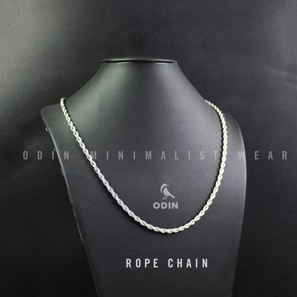 Dây chuyền dạng Rope (Dây thừng) - Thép Titanium 316L - ODIN