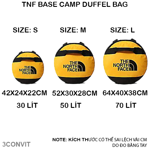 Túi du lịch chống nước TNF Duffel Bag