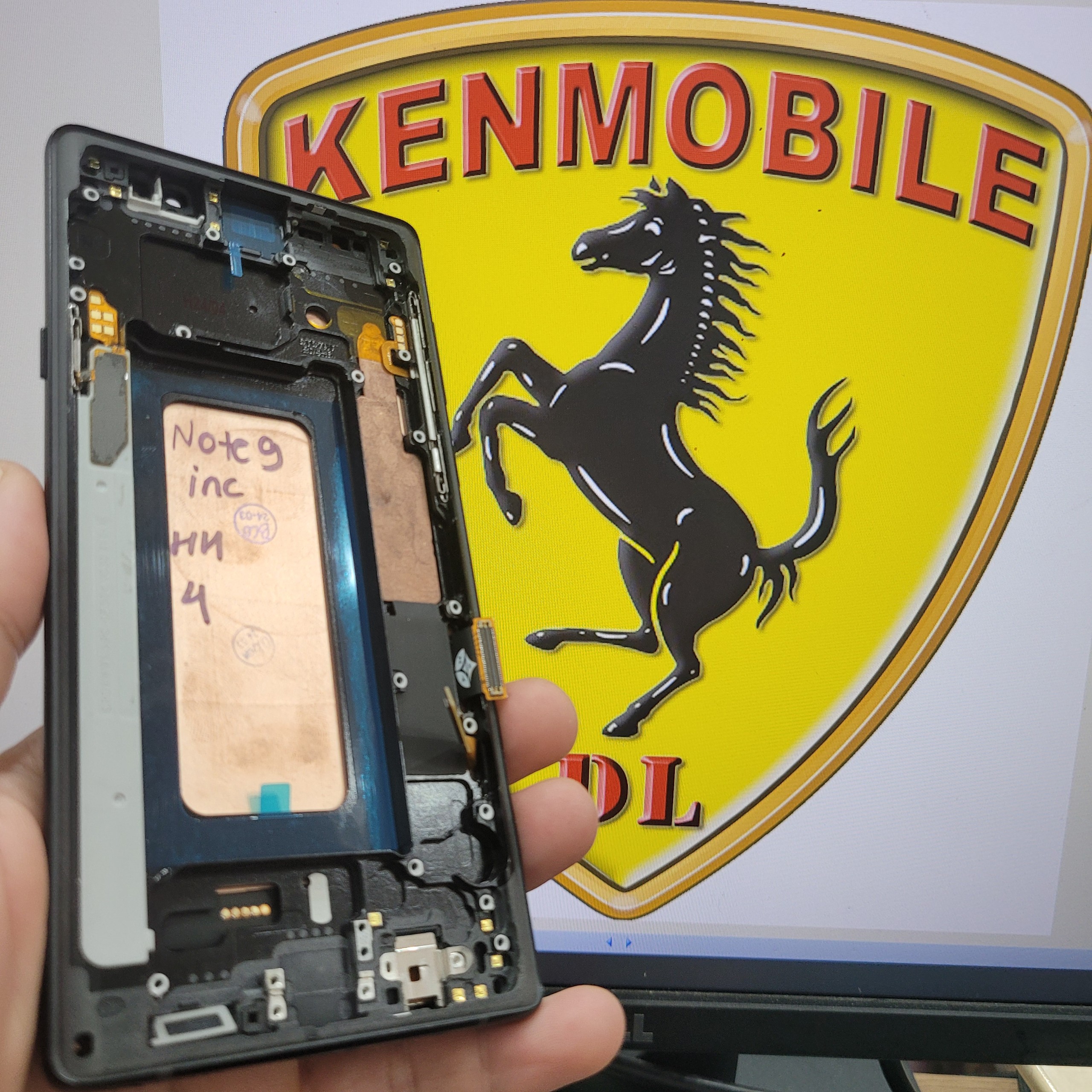 Màn hình tương thích ss note 9 / sm-n960, loại linh kiện incell, liền khung