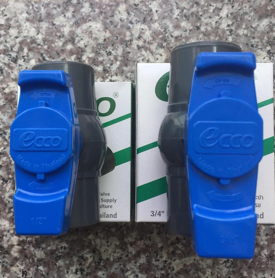 Combo 5 Van khóa nước ECCO phi 27 nhập khẩu từ Thái Lan
