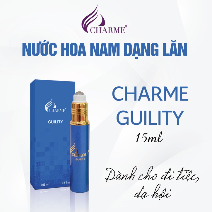 [HCM]Nước hoa Char.me mini 15ml dạng lăn - 4 PHÂN LOẠI (GUILITY_15ML, COOL WATER, IRIS,, COMBO 3 LOẠI MINI)