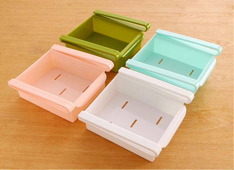 Combo 2 Khay nhựa để tủ lạnh tiện dụng (màu ngẫu nhiên)