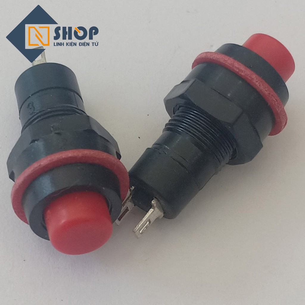 10 Nút nhấn tự giữ DS-213 10mm ( xanh, đỏ )