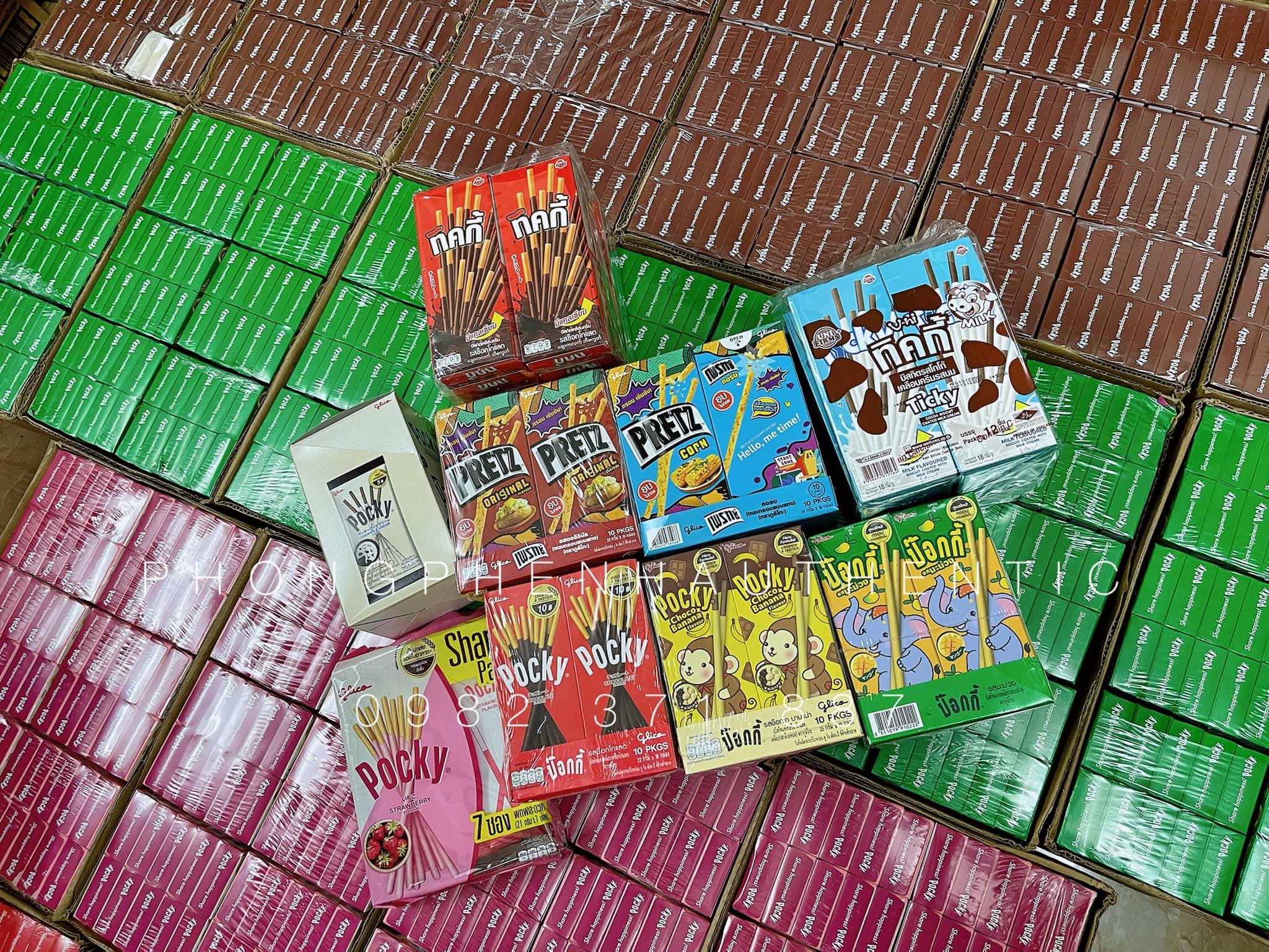 Lốc 10 bánh Pocky Glico Thailand