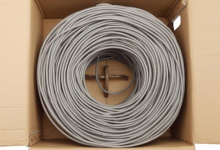 [HCM]Dây mạng Lan Cáp mạng CAT5( 1 Thùng 305M ) AMPLX -Dây trắng
