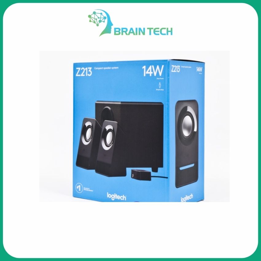 [Freeship] Loa máy tính Logitech Z213 2.1 -Braintech- BR259 Hàng Chính Hãng, Loa Êm Tai, Thiết Kế Đẹp, Âm Thanh Rõ Nét, Nhỏ Gọn, Tiện Lợi