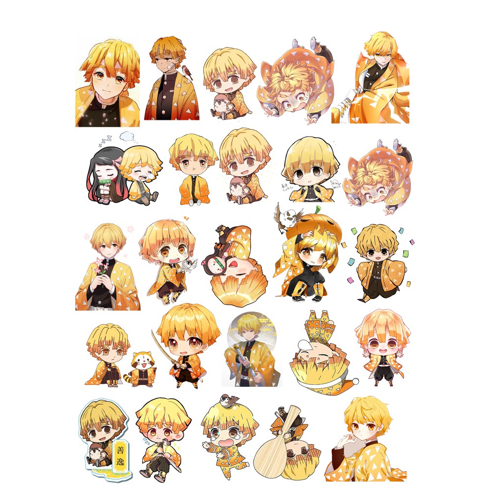Sticker Agatsuma Zenitsu kimetsu no yaiba