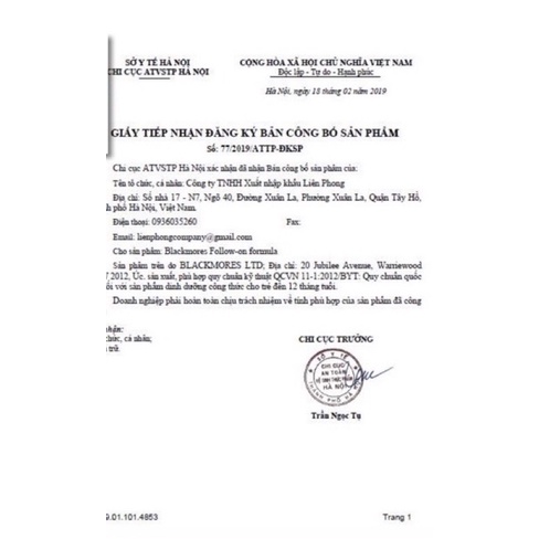 [Date 2024]Sữa Blackmores Follow On Formula Số 1,2,3 900G
