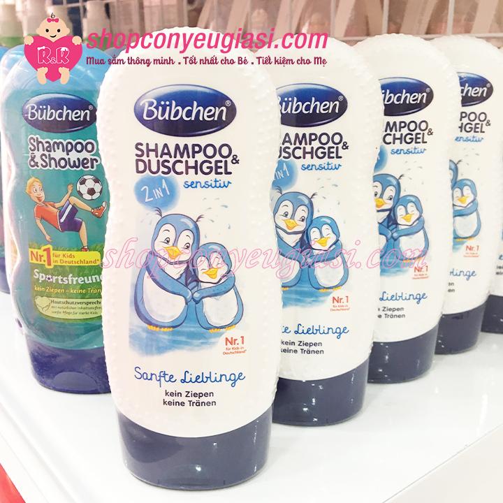 [HCM]Sữa Tắm Gội Bubchen Dành Cho Da Nhạy Cảm 230ml