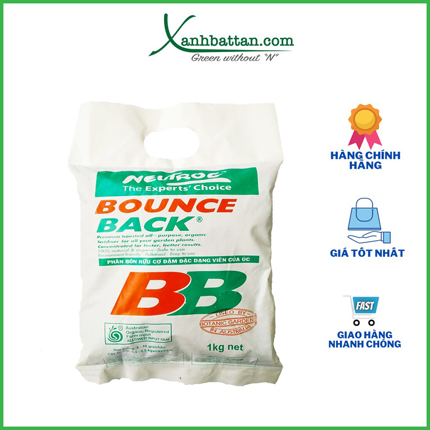 Phân Hữu Cơ Bounce Back Nhập Khẩu Từ Úc Túi 1 Kg