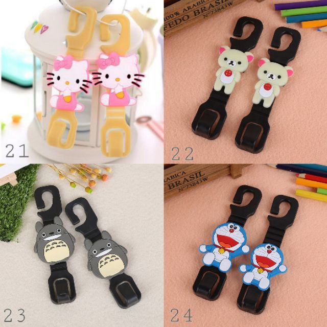 Hook back Seat Auto car cute cartoon shape convenience