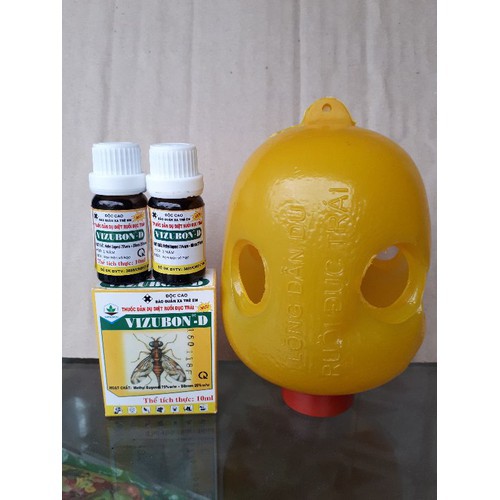 Combo 2 đèn bẫy côn trùng + 1 hộp dẫn dụ vizuben-d