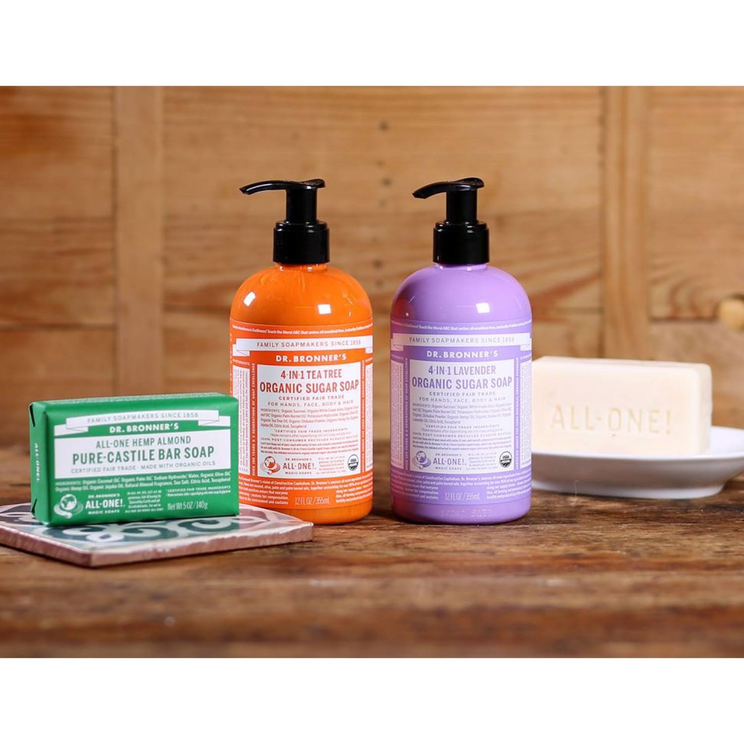 Sữa tắm hữu cơ 4in1 hãng Dr Bronner's 355ml