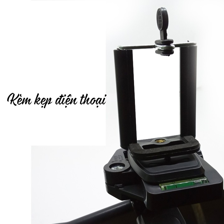 Chân giá đỡ điện thoại, máy ảnh Tripod 3366 cao 140cm có tay cầm cực chắc chắn